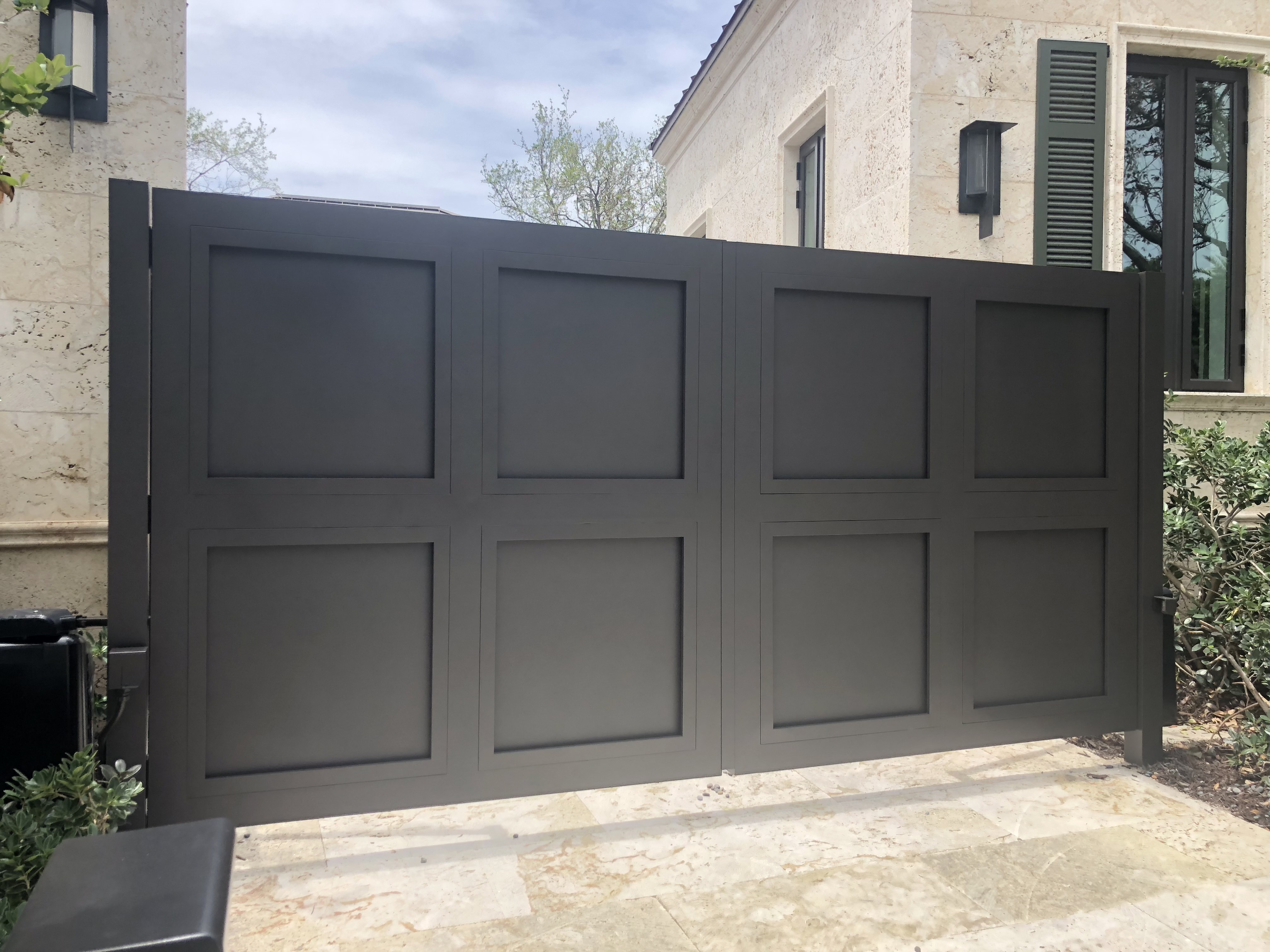 Custom Panel Driveway Gate