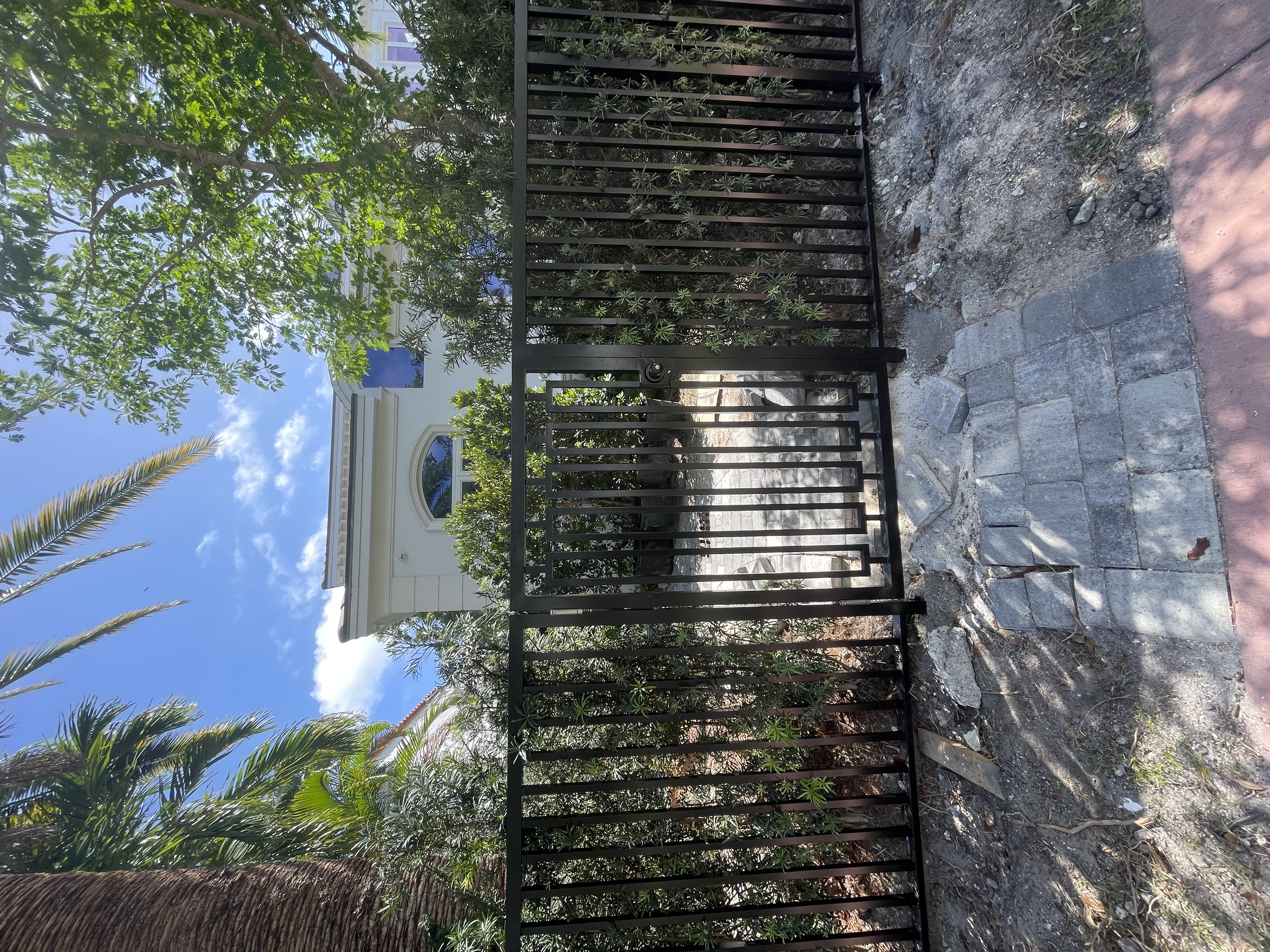 Horizontal Slat Pedestrian Side Gate