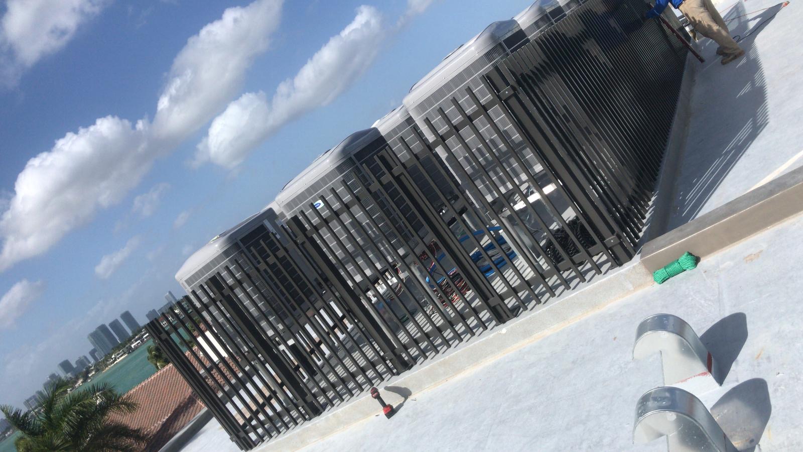 Commercial Aluminum HVAC Equipment Enclosure