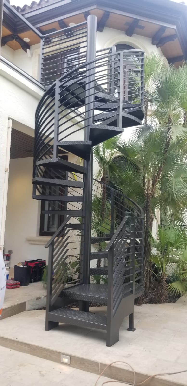 Exterior Spiral Staircase
